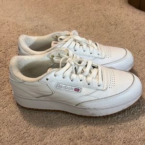 White Reebok Club C Sneaker
